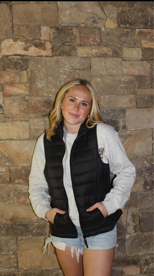 Black Puffer Vest