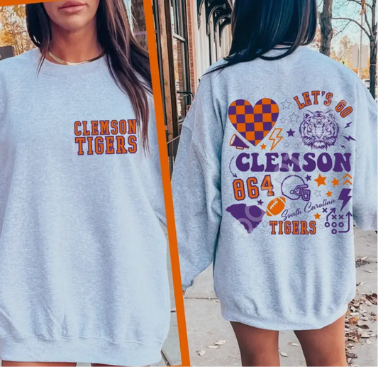 Retro Clemson Sweatshirt