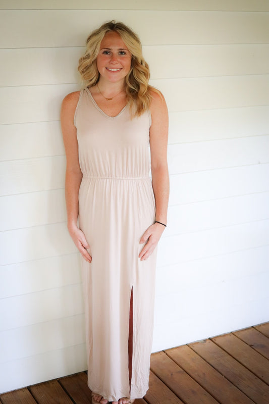 Basic Beige Maxi