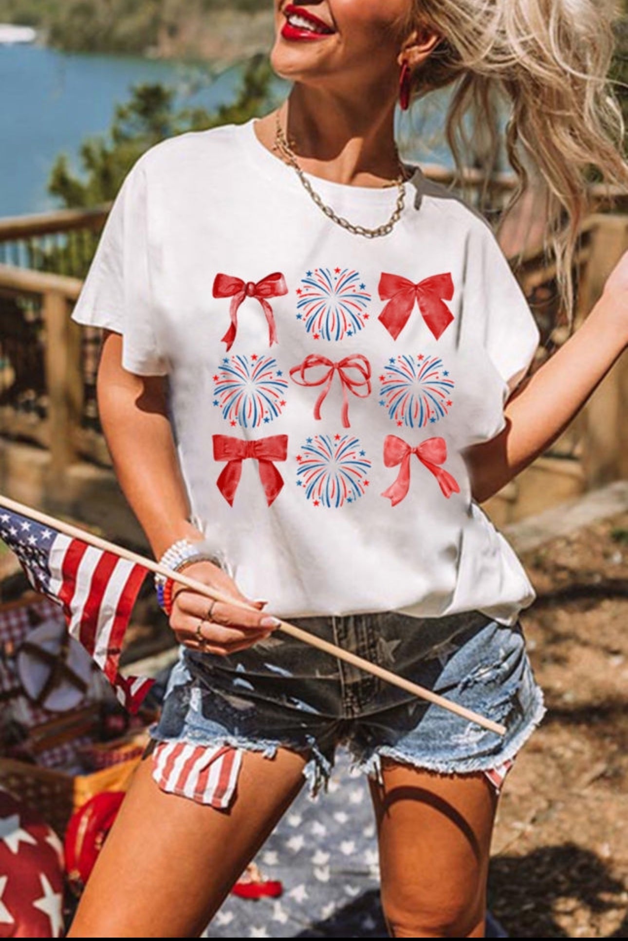 Bows and Fireworks T-Shirt