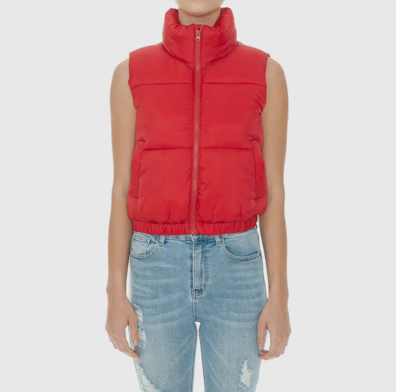 Red Puffer Vest