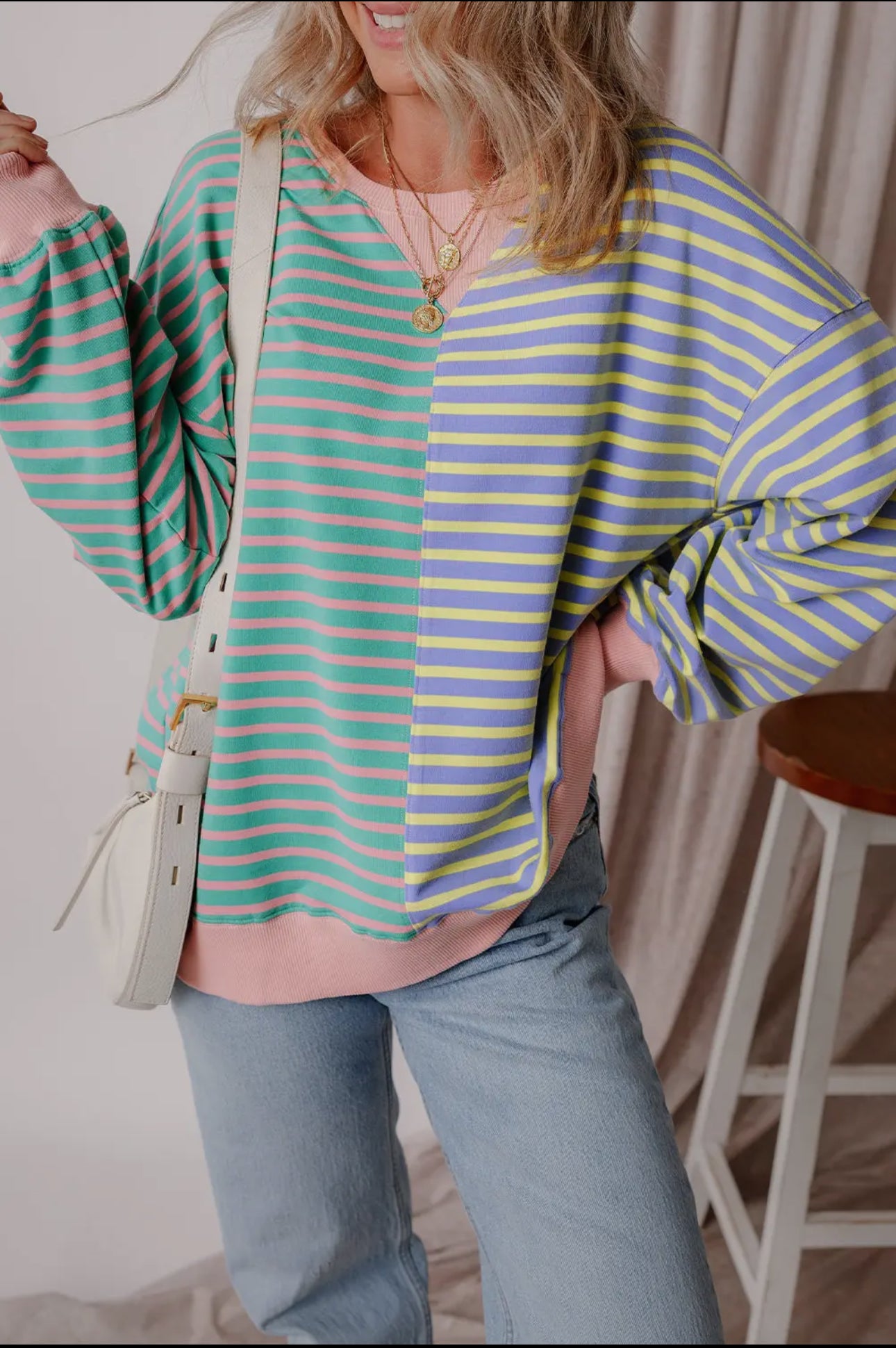 Striped Multicolored Pullover