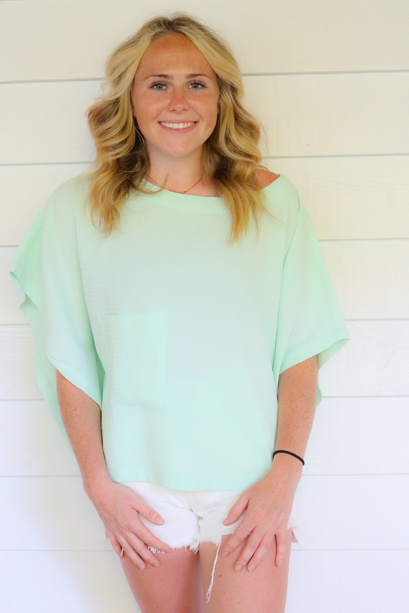 Lucy Lime Cropped Oversized T-Shirt